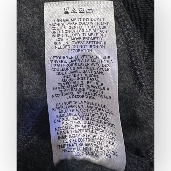 Nautica Pullover Hoodie Gray Sweatshirt w Front Pocket Size Boys Medium 10/12 - Picture 10 of 14